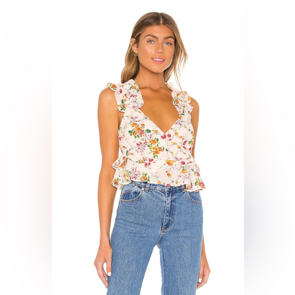 House of Harlow 1960 Luella Top in floral